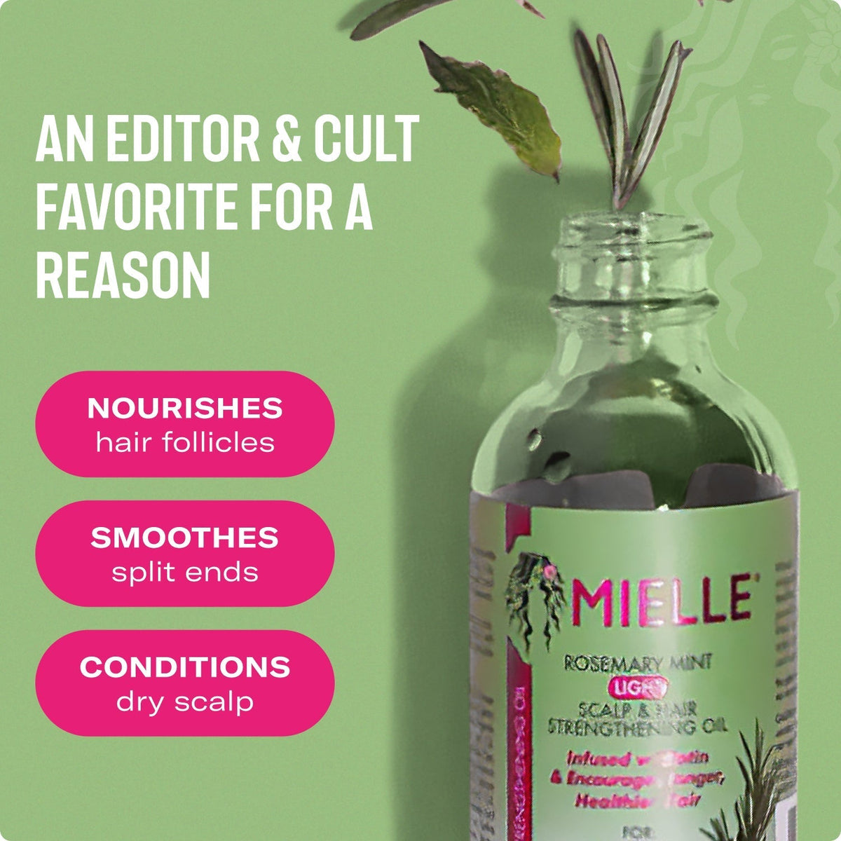 Rosemary Mint Light Scalp & Hair Strengthening Oil