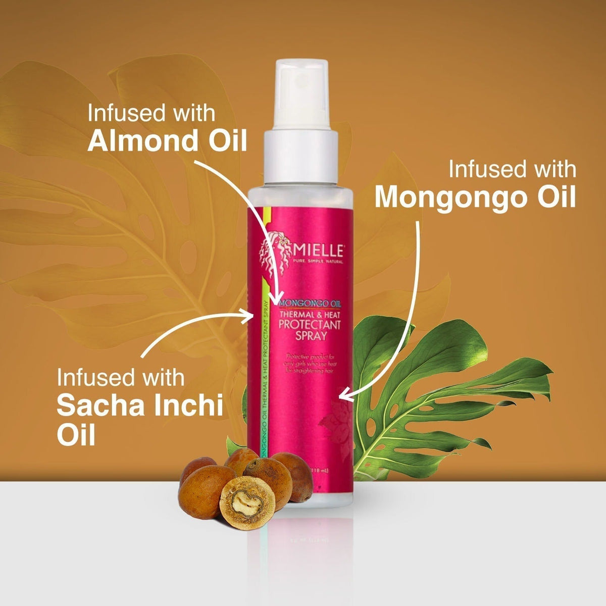 Mongongo Oil Thermal & Heat Protectant Spray