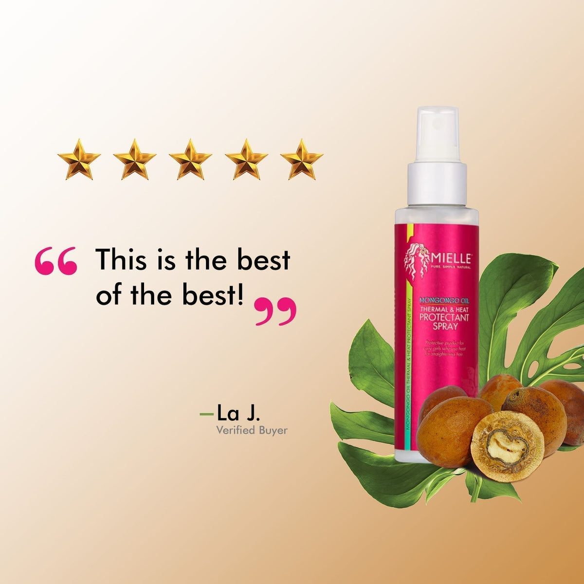 Mongongo Oil Thermal & Heat Protectant Spray