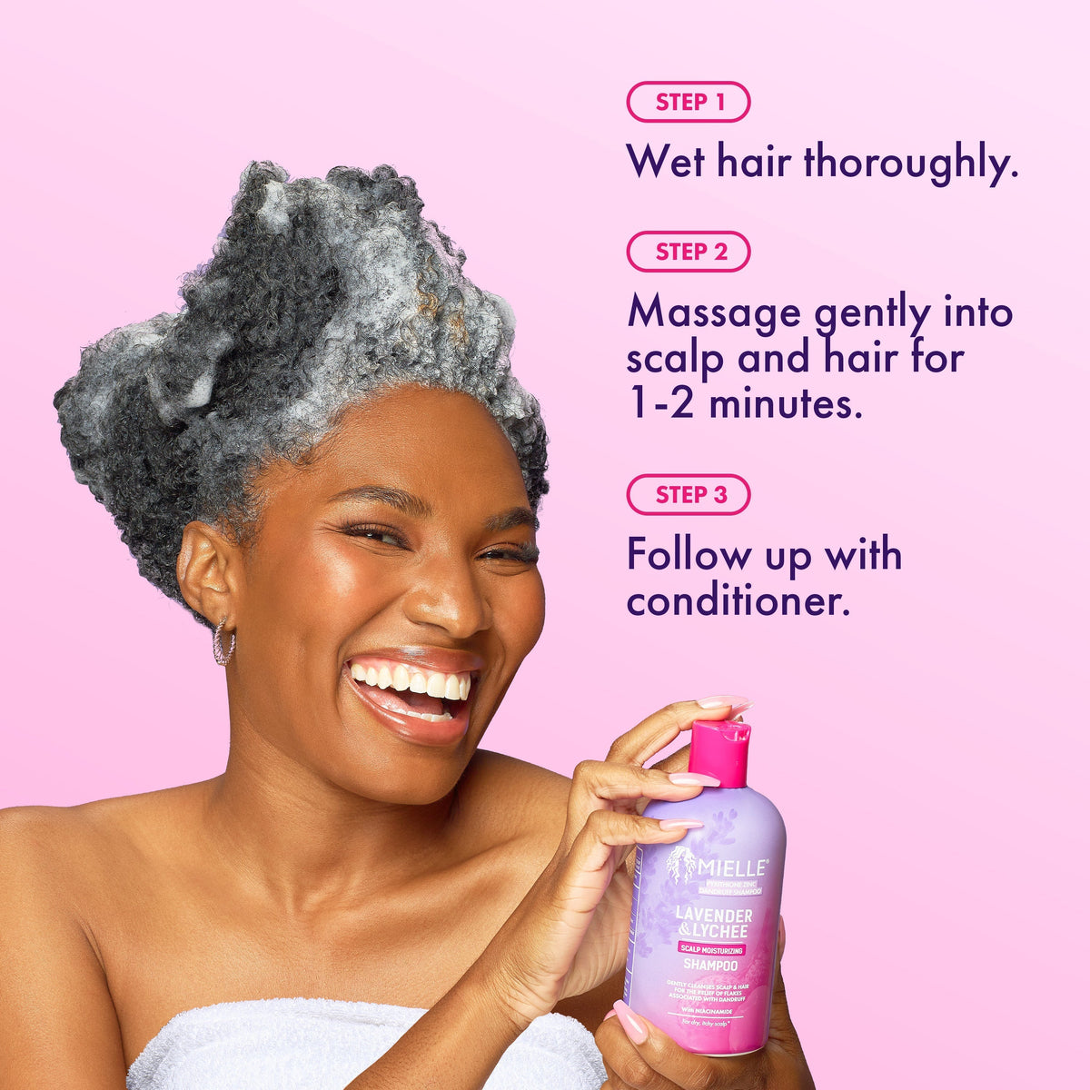 Lavender & Lychee Scalp Moisturizing Shampoo